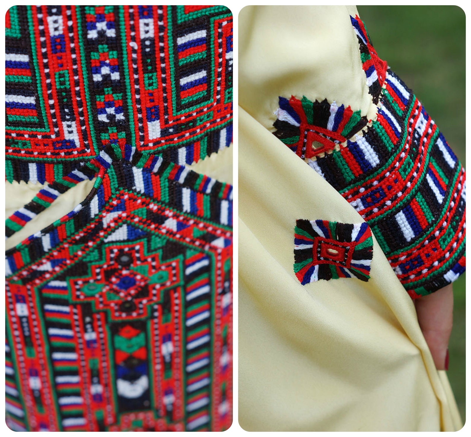 Vintage BALOCHI Silk Dress. Tribal Hand Stitched Dress. Hand Etsy