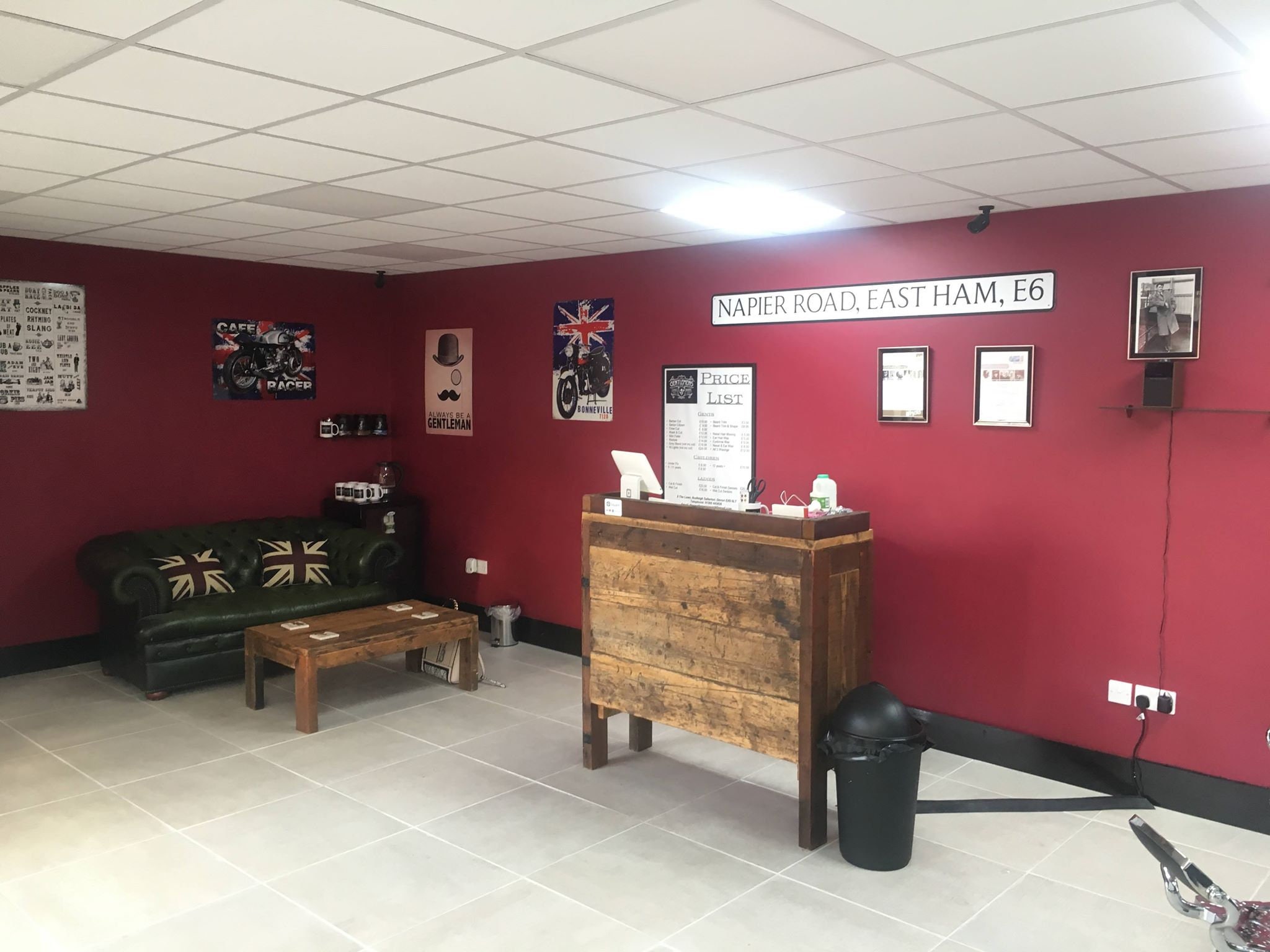 D J Booth Purpose Built. Barbers Reception Desk. Etsy