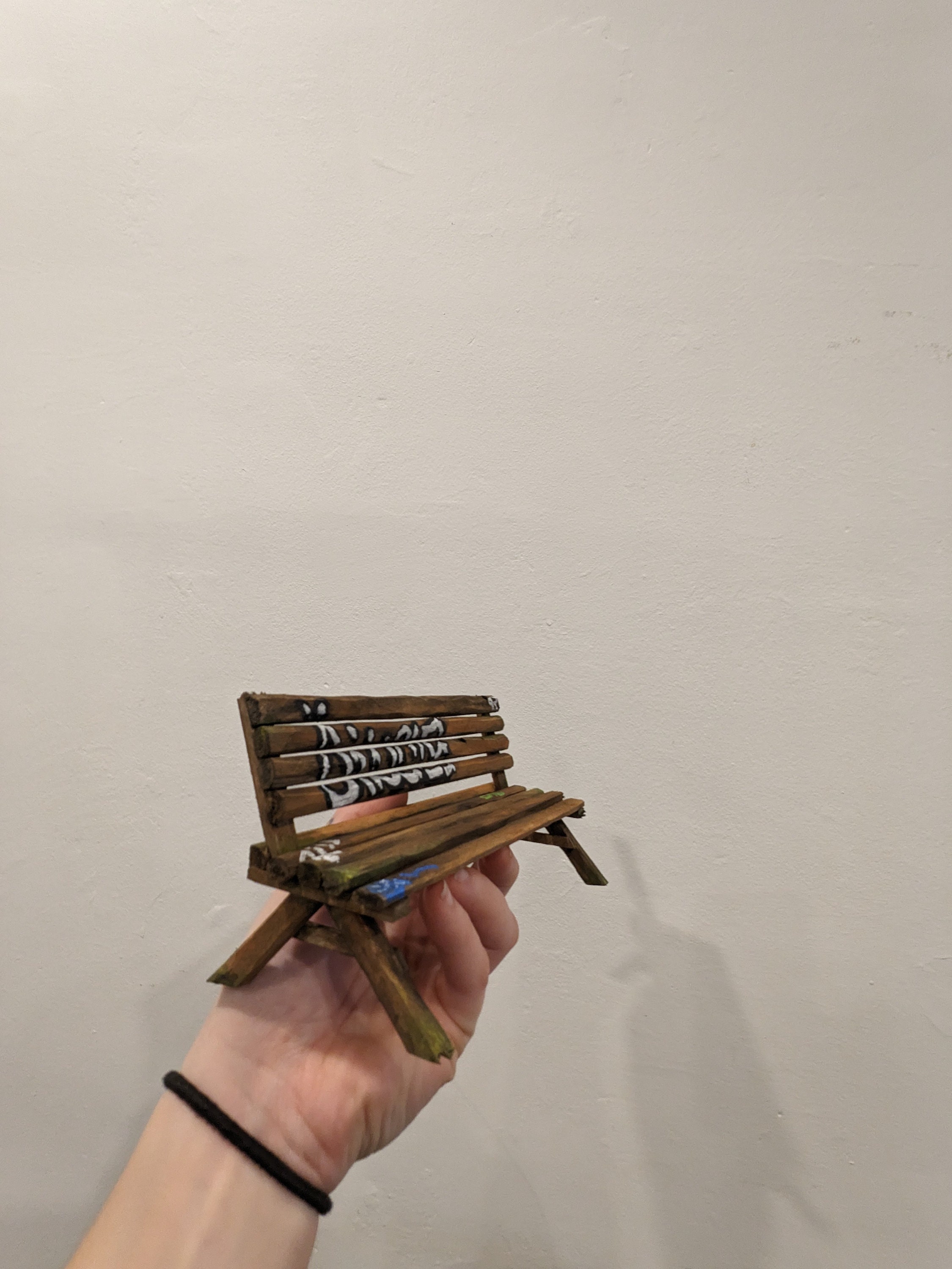 Miniature Park Bench Etsy