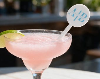 Custom Wedding Drink Stirrers, Personalized Acrylic Swizzle Sticks, Cocktail Bar Decor