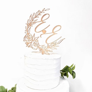 Personalized Cake Topper, Custom Cake Topper, Acrylic Cake Topper, Wedding Cake Topper, bridal shower Cake Topper, Mirror cake topper,