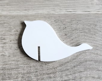 Acrylic Blank - Bird shape - Acrylic cut out - Acrylic Supplies - Wedding supplier