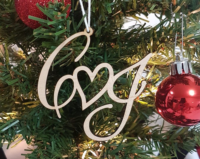 Initials Ornament, Custom Christmas Ornament, Couples Ornaments, Personalized Ornaments, Xmas Decor, Christmas gift, Christmas keepsake