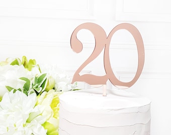 Number Cake Topper, Age Cake topper, Number Cake Topper, Birthday Cake Topper, Anniversary Cake Topper, 30th Birthday Cake Topper