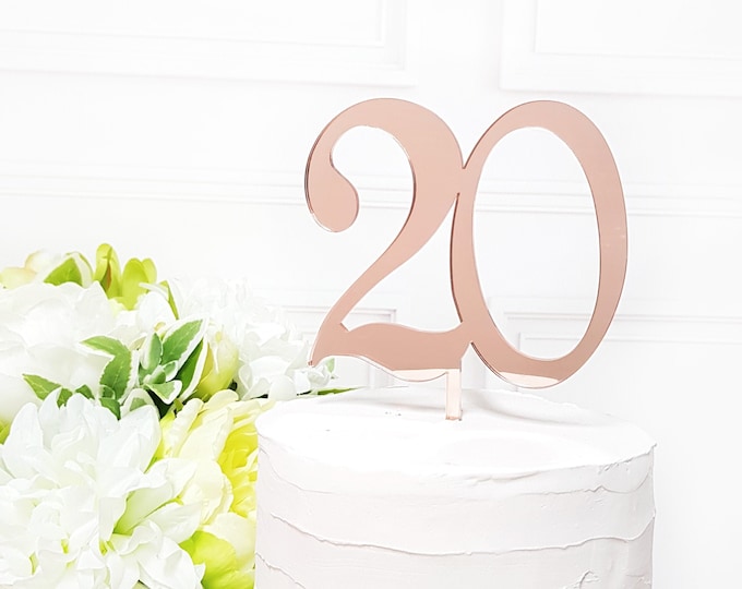 Number Cake Topper, Age Cake topper, Number Cake Topper, Birthday Cake Topper, Anniversary Cake Topper, 30th Birthday Cake Topper