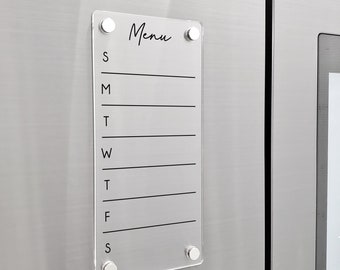 Fridge Planner | To Do List Erase Board | dry erase board | acrylic calendar | office decor | house gift | Acrylic Notes | Desk Planner