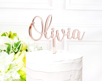 Personalized name cake topper, custom name cake topper, birthday cake topper, custom word cake topper