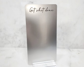 Desk Planner | To Do List Board | dry erase board | acrylic board | office decor | housewarming gift | Acrylic Notes | Desk Planner