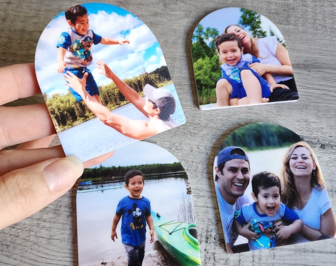 Photo Magnets 2x2.5" | Anniversary Gift | Personalized Photo Magnets | Family Magnets | Pet Family & Moments Magnets