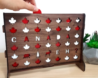 Four in a Row, Canada Four in a Row, Canada Gift, Gifts for him, Gifts for Her, Board games, Canadian gift, Canada souvenir, Canada Keepsake