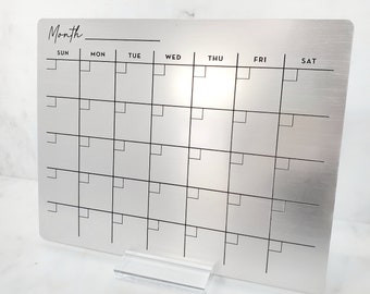 Desk Planner | Fridge Menu Planner | To Do List Board | dry erase board | acrylic board | office decor | housewarming gift | Acrylic Notes