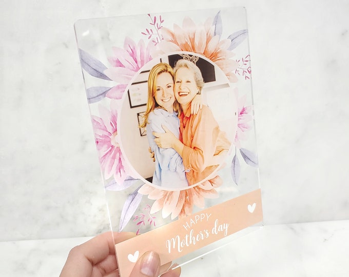 Mothers day card, Mothers day print, acrylic print, personalized card, personalized print, Acrylic photoframe, Photo gift, Fathers day gift