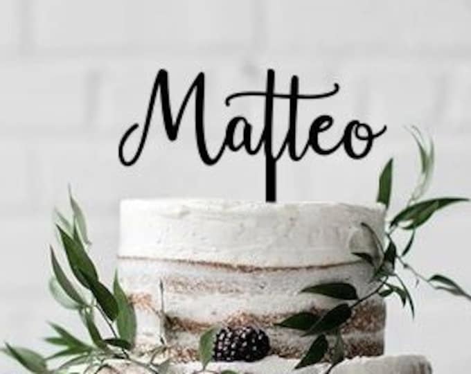 Custom Name Cake Topper, Personalized name Cake Topper, Cake Topper, Birthday Cake Topper, Bridal Cake Topper, Bridal Shower Cake Topper