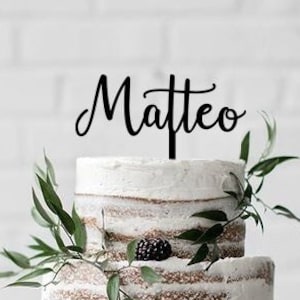 Custom Name Cake Topper, Personalized name Cake Topper, Cake Topper, Birthday Cake Topper, Bridal Cake Topper, Bridal Shower Cake Topper