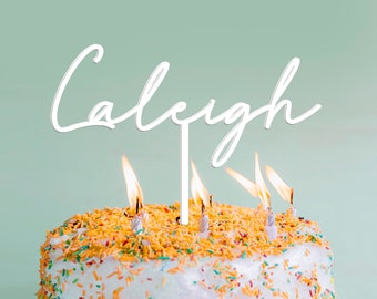 Custom Name Cake Topper, Personalized name Cake Topper, Cake Topper, Birthday Cake Topper, Bridal Cake Topper, Bridal Shower Cake Topper
