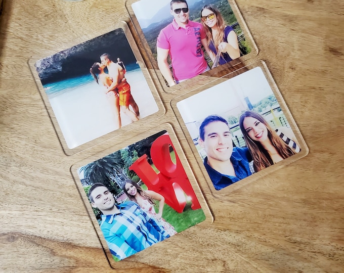 Custom Photo Coasters, Personalized coasters, Printed coasters, Acrylic Coasters, Customized Gifts, Custom Coasters