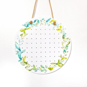 Earring Holder Stand, Earring Display, Jewelry Organizer, Modern White Stud Or Dangling Earring Jewelry Storage