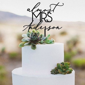 MR. & MRS. CAKE TOPPER — Something Sweet Bake Shoppe