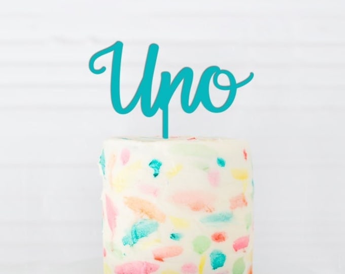 One Cake Topper, 1 year Cake Topper, Milestone Birthday, Anniversary Cake Topper, 1st Birthday Cake Topper, personalized cake topper