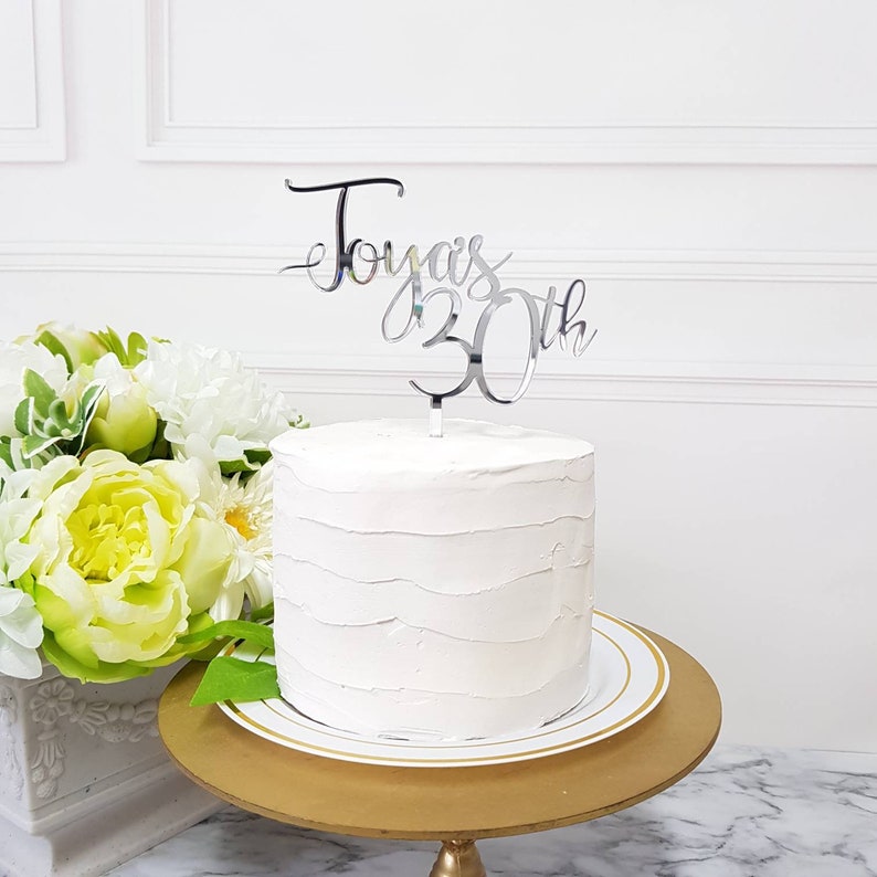 Name Cake Topper Birthday Cake Topper Custom Cake Topper Etsy Canada