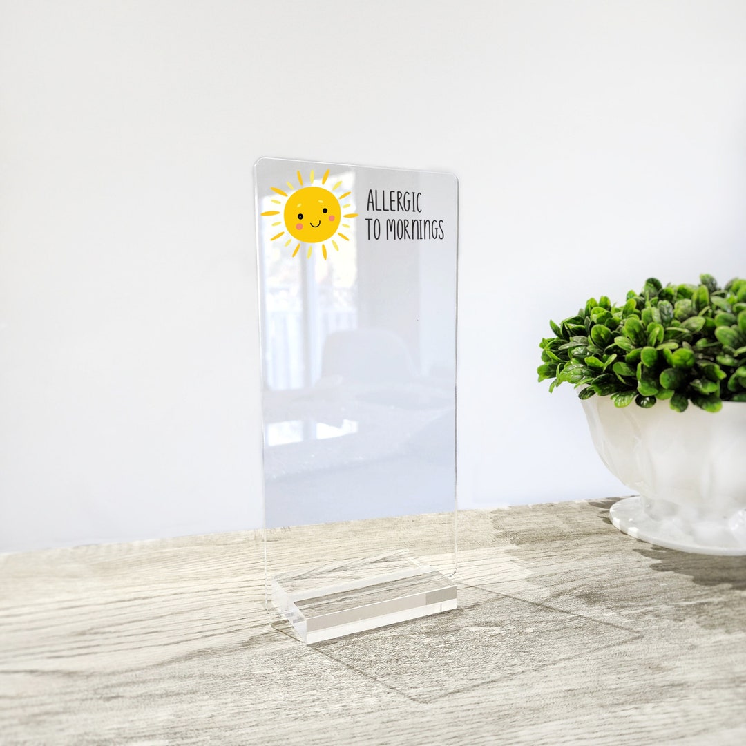 Desk Acrylic Planner, to Do List Planner, Dry Erase Board, Dry Erase ...