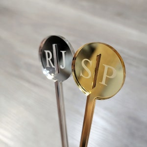 Wedding Drink stirrers, Cocktail stirrers, custom Stirrers, Drink Stirrers, initial Drink Stirrers, Cocktail Stick, Party Sticks image 7