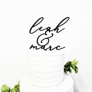 Custom Name Cake Topper, Personalized name Cake Topper, Cake Topper, Engagement Cake Topper, Bridal Cake Topper, Bridal Shower Cake Topper