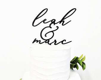 Custom Name Cake Topper, Personalized name Cake Topper, Cake Topper, Engagement Cake Topper, Bridal Cake Topper, Bridal Shower Cake Topper