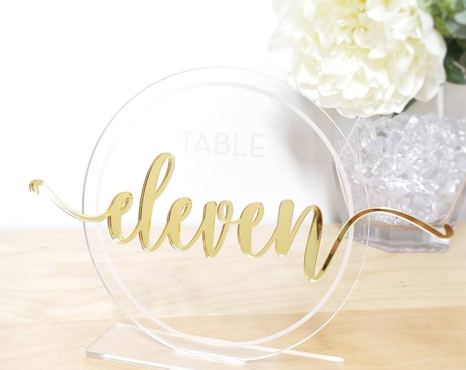 Acrylic Table Number, Wedding Decor, Party Decor, Perfect Wedding, Wedding Signs, Mirror table numbers, acrylic numbers, wedding table