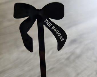 Custom Wedding Drink Stirrers, Personalized Acrylic Swizzle Sticks, Cocktail Bar Decor