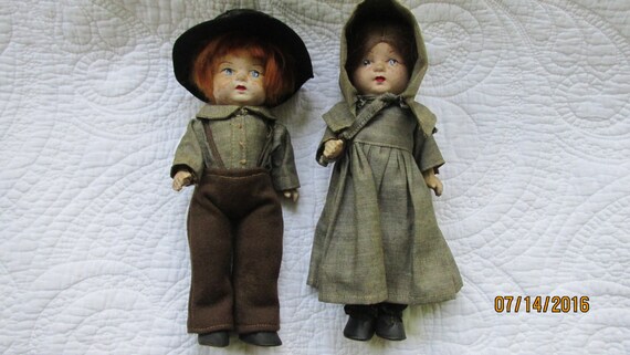 vintage amish dolls