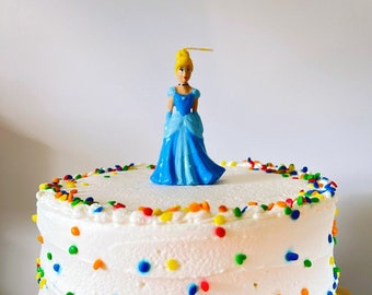 Cinderella Birthday Cake Candle, Cake topper