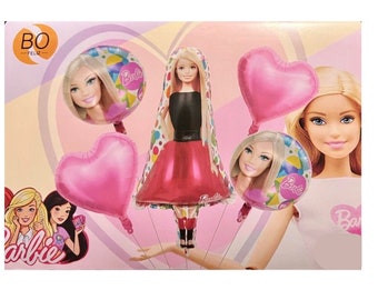 Barbie foil balloon set