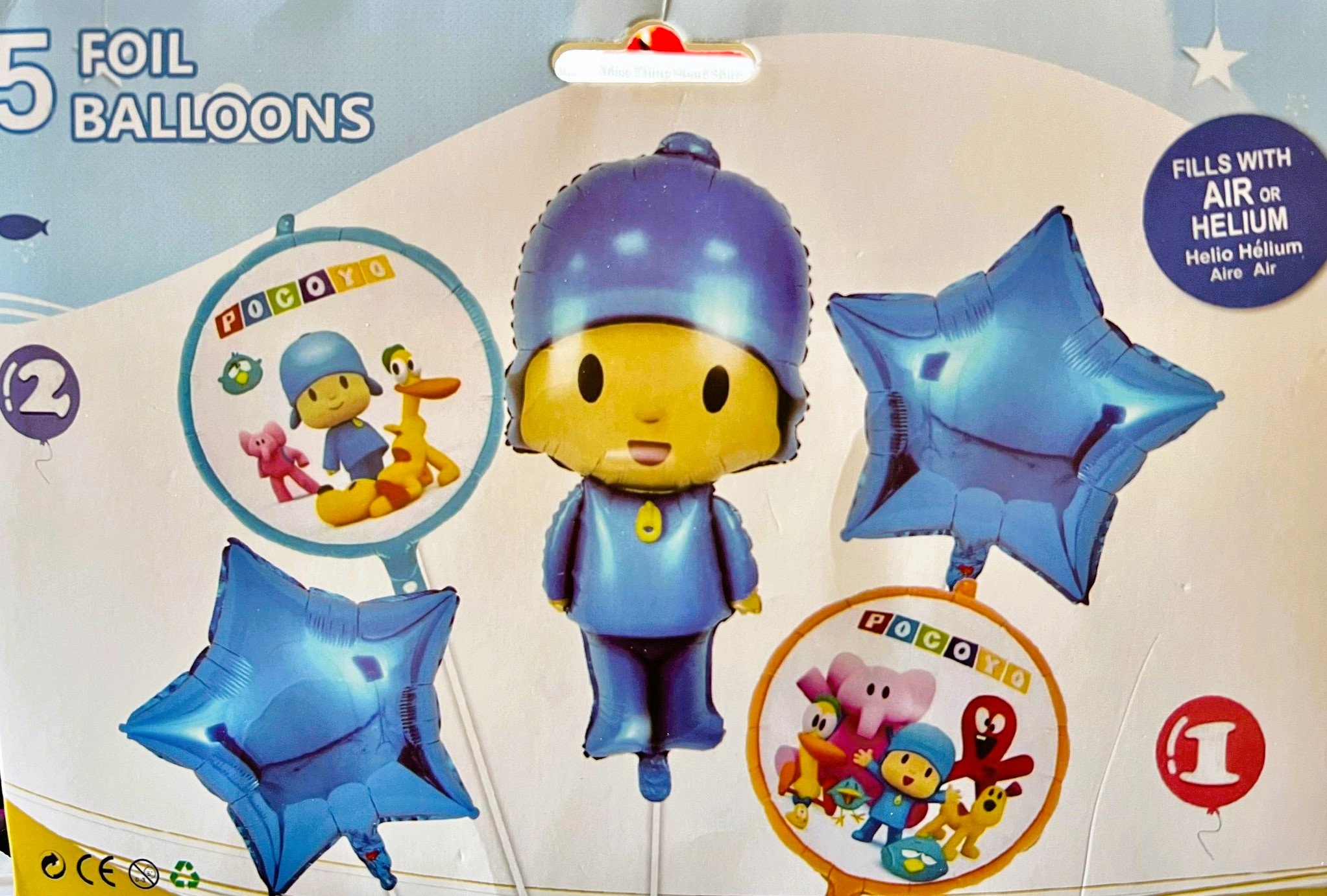 Pocoyo  Balloons, Balloon decorations, Birthday
