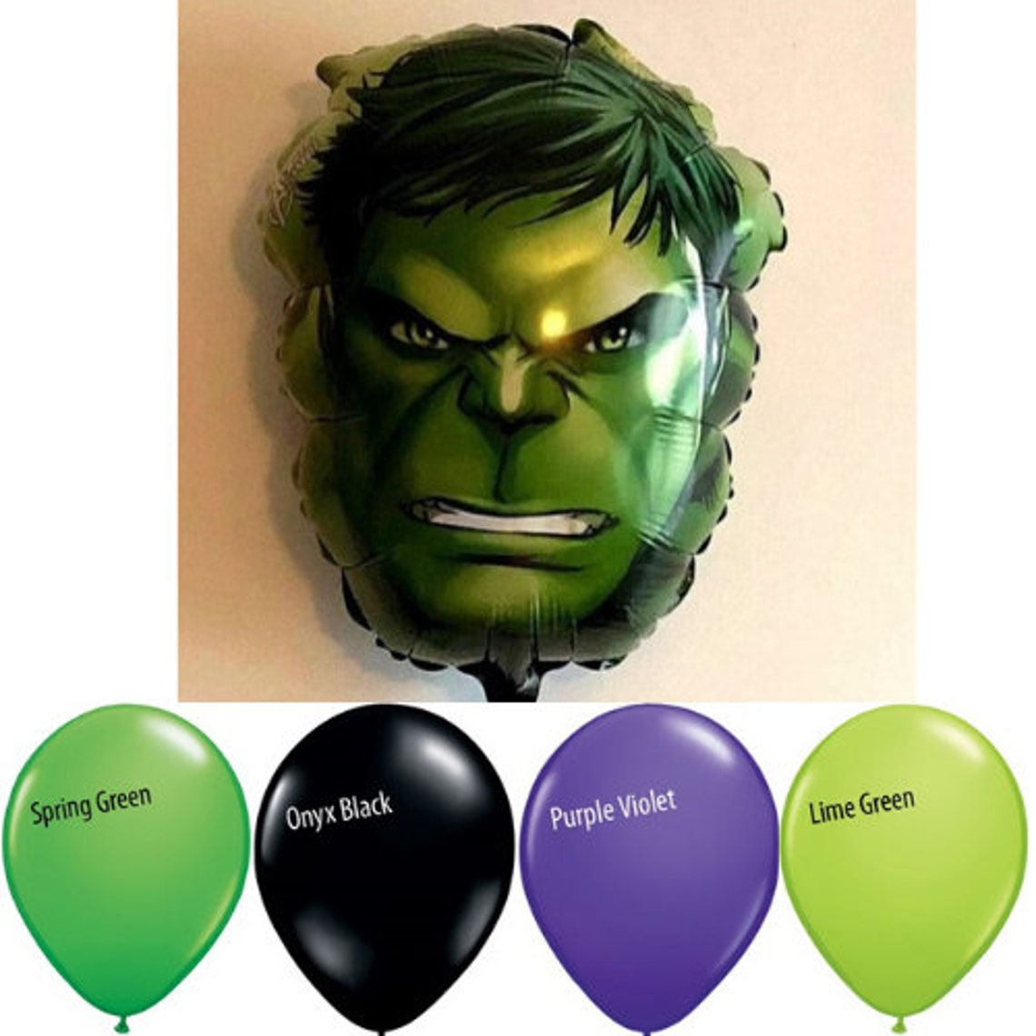 Hulk Birthday Party Mylar foil balloons Etsy