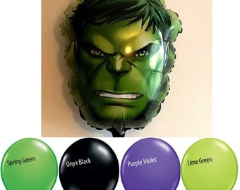 Hulk Birthday Party Mylar foil balloons