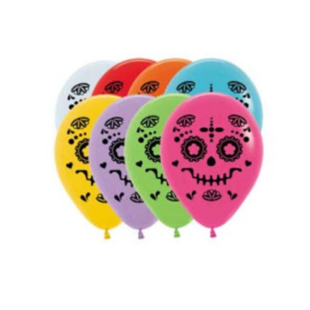 Day of the Dead Latex Balloons - Etsy