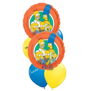 The Simpsons birthday Party Balloon Set