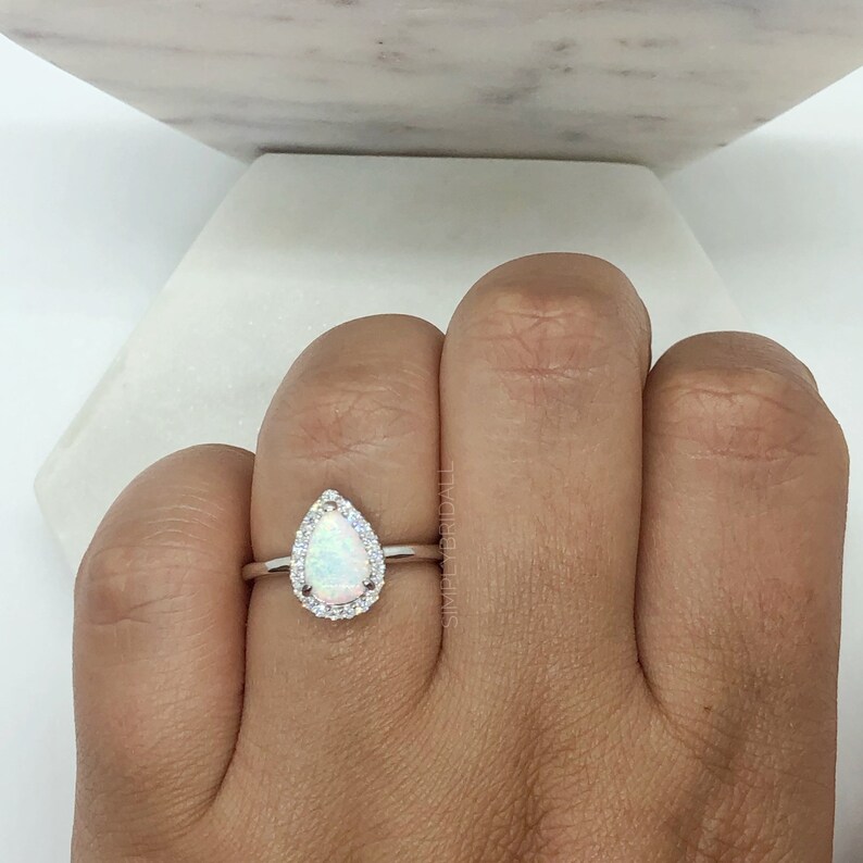 opal bridal set
