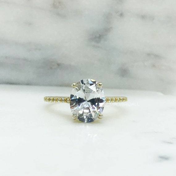 Oval Aquamarine Thin Simulated Diamond Engagement Sterling Silver Ring Set