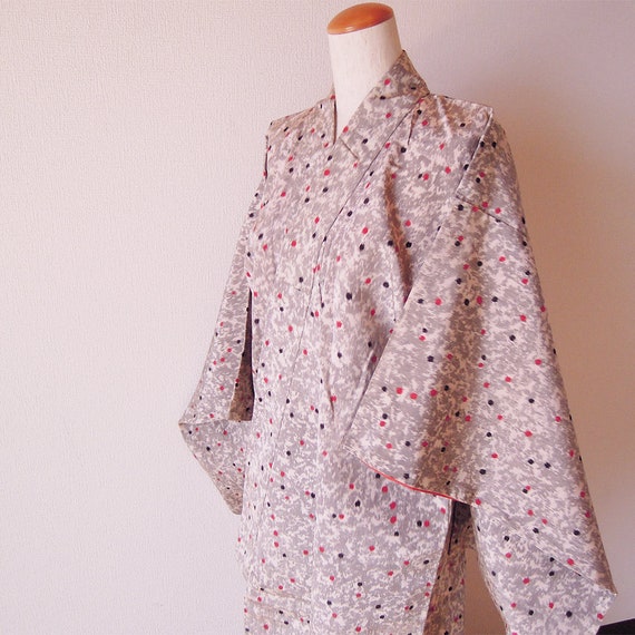 1950's Antique Japanese Kimono/Silk Robe/Japanese