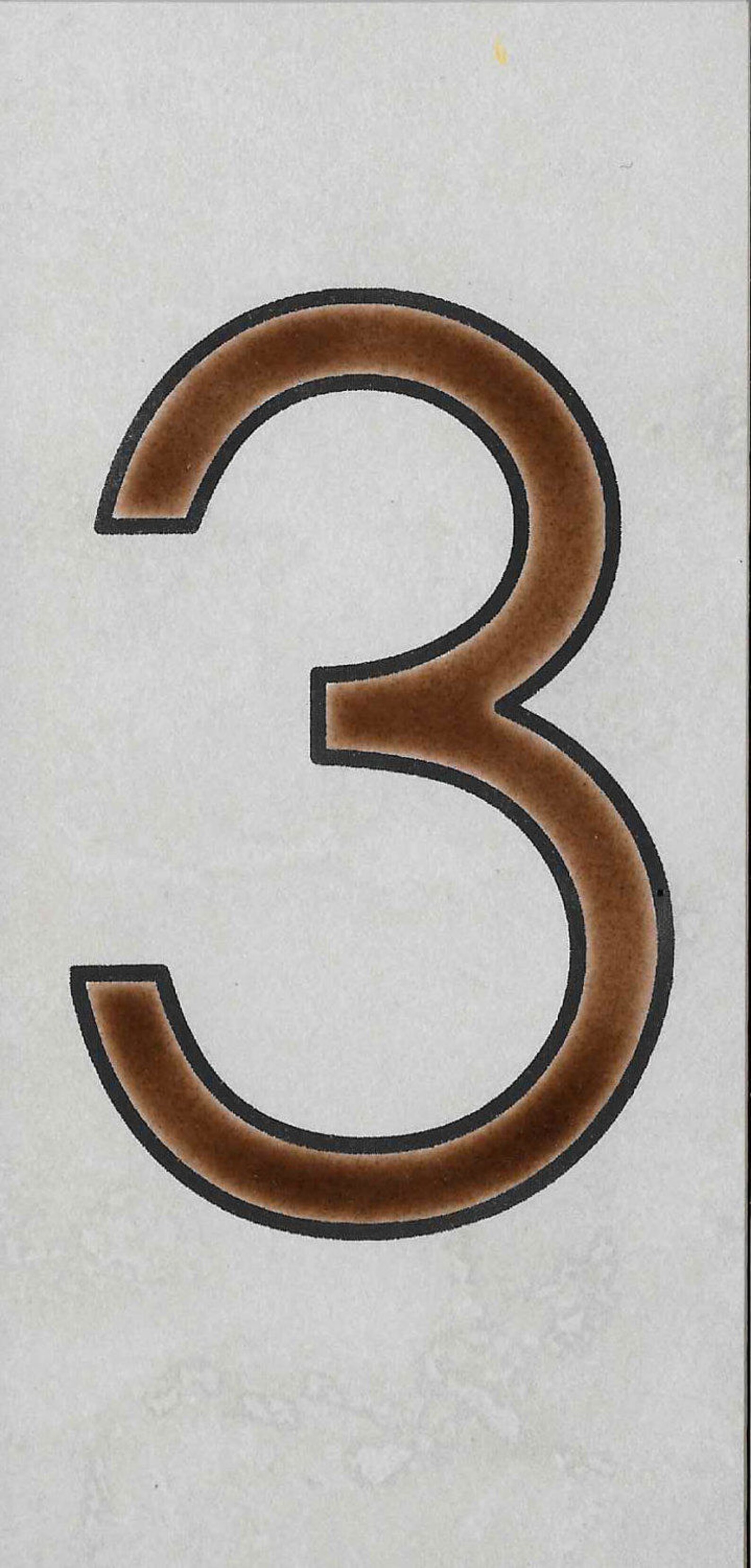 Hand Painted Ceramic House Numbers Etsy