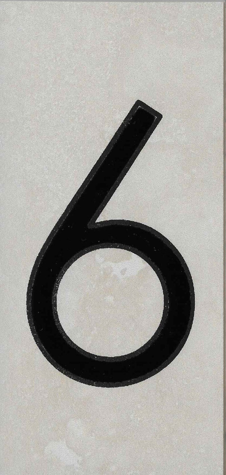 Hand Painted Ceramic House Numbers Etsy