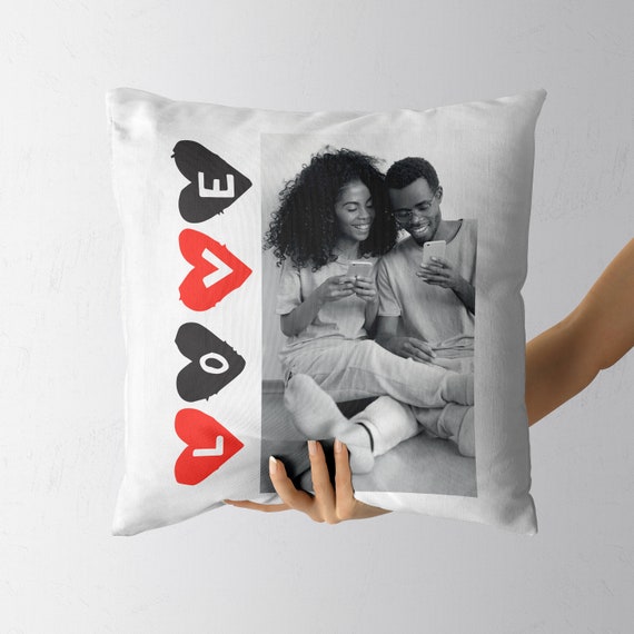 Personalised Photo Collage Cushion Custom Made Pillowcase Pillow Case Gift Photo and Message Etsy