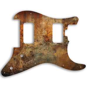 Charvel Pro-Mod So-Cal Style 1 HH FR Custom Pickguard Kratzplatte Hergestellt in Mexiko Gedruckt Mehrere Modelle und Set-Up erhältlich