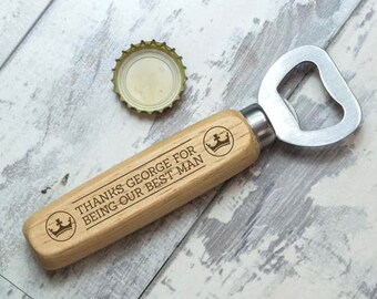 Personalised 3D Printed Bottle Opener – Novelty Gift For Dad, Him, Her – Birthday / Father’s Day – UK Made