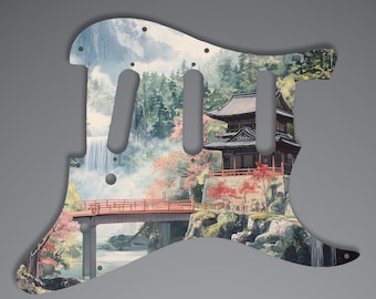 Fender Fender Stratocaster SSS pickguard 3 Ply(W/B/W) for USA/Mexican Custom Pickguard Scratchplate Japanese Design