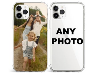Custom Photo Phone Case Personalised Soft Cover For iPhone 11 12 Pro Max S21 S20FE P30 Pro Case