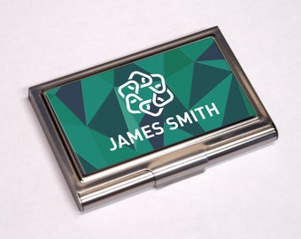 Personalised Business Card Holder Colour Printed Sublimation