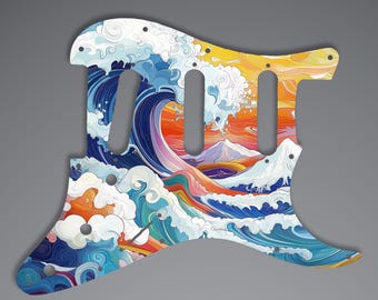 Fender Fender Stratocaster SSS pickguard 3 Ply(W/B/W) for USA/Mexican Custom Pickguard Scratchplate Japanese Design